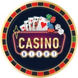 Roll the Dice Napkins and Plates (Casino Theme)